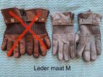 Grijs lederen heren handschoenen maat M, Ophalen of Verzenden, Zo goed als nieuw