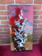 oud Chinees lakpaneel, VOGELS (2), Antiek en Kunst, Ophalen of Verzenden