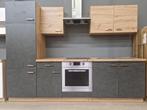 keuken grijs bruin nieuw 270 cm softclose dik blad nieuw, Huis en Inrichting, Overige materialen, Nieuw, Enkelwandige keuken, Ophalen of Verzenden