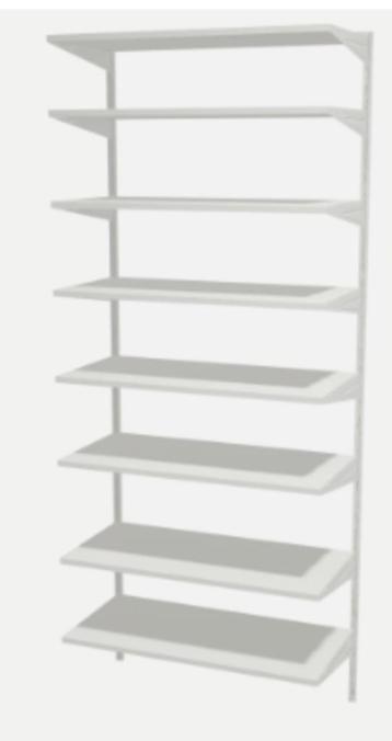 Ikea Algot (Boaxel) met 8 planken beschikbaar voor biedingen