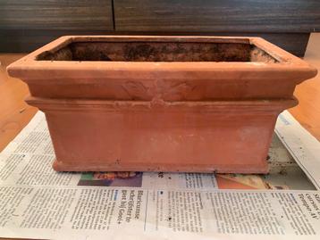 Terra Cotta planten bloemenbak 27 x 13 cm beschikbaar voor biedingen