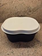 Tupperware brooddoos - broodtrommel Blauw/Wit, Huis en Inrichting, Keuken | Tupperware, Ophalen of Verzenden, Gebruikt, Wit, Overige typen