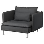 Ikea loveseat grijs, Ophalen, Tweepersoons, 140 cm, Zo goed als nieuw
