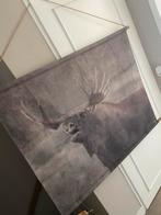Hert Schilderij op Doek, Ophalen, Zo goed als nieuw, Schilderij, Oorspronkelijke maker