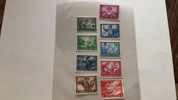 #105 Serie Duitse Rijk Mi 499 tm 507 pf CW ca € 2750,00 beschikbaar voor biedingen