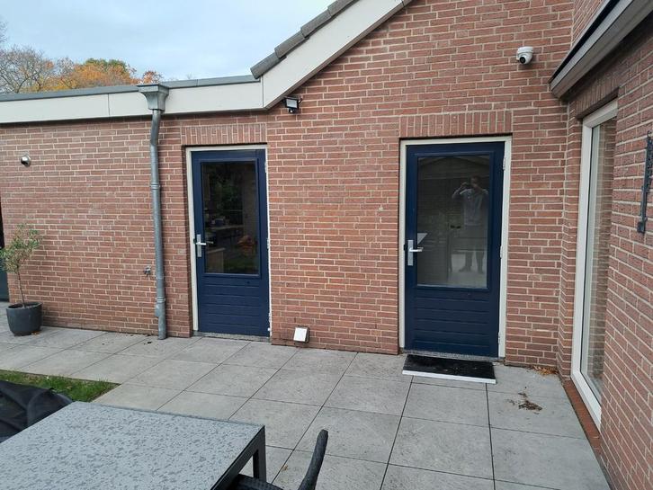 2 hardhouten deuren 880x2015mm, Doe-het-zelf en Verbouw, Deuren en Horren, Gebruikt, Buitendeur, 200 tot 215 cm, 80 tot 100 cm