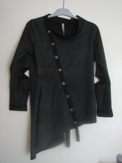 Exentriek a-symmetrisch tuniek-blouse FETISH 36-38 snazzeys, Kleding | Dames, Blouses en Tunieken, Nieuw, Maat 36 (S), Grijs, Verzenden