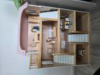 GROOT HOUTEN POPPENHUIS | INCL. POPPENMEUBELS, Ophalen, Zo goed als nieuw