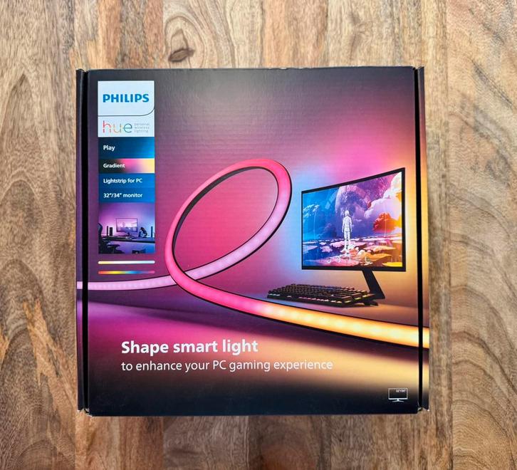 Philips Hue Play Lightstrip 32-34”, Huis en Inrichting, Lampen | Losse lampen, Nieuw, Led-lamp, Minder dan 30 watt, Ophalen of Verzenden