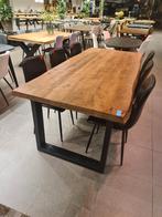 Nieuwe livingfurn boomstam tafel 200x100cm u-poot €495, Ophalen, ., Nieuw, .