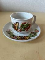 Marjolein Bastin vlinder kop en schotel voor Libelle, Ophalen of Verzenden, Zo goed als nieuw, Overige stijlen, Kop(pen) en/of Schotel(s)