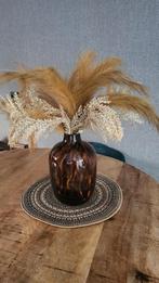 Bolempot met droogbloemen, Ophalen, Overige kleuren, Minder dan 50 cm, Glas