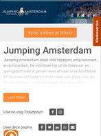 Opzoek naar 3 kaarten voor zaterdag avond jumping Amsterdam