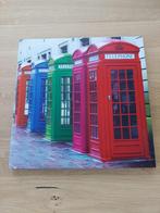 Telefooncel op Canvas, Huis en Inrichting, Ophalen, Minder dan 50 cm, Nieuw, Schilderij