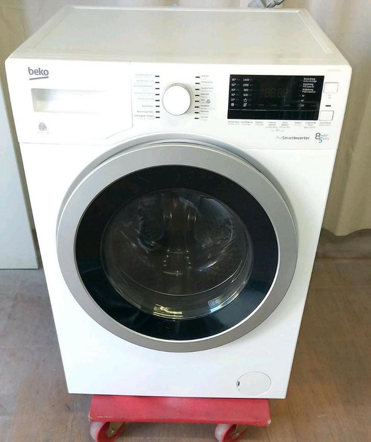 Was/droger combinatie Beko, Witgoed en Apparatuur, Wasmachines, Zo goed als nieuw, 8 tot 10 kg, 85 tot 90 cm, 1200 tot 1600 toeren