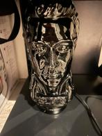 zeldzaam zwart Elvis hoofd van glas, Ophalen of Verzenden