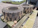 2 vol rubberen heftruck banden, Maat 23 x 10 -12 Band breed, 100 liter of meer, Ophalen, Zo goed als nieuw, Transportkar