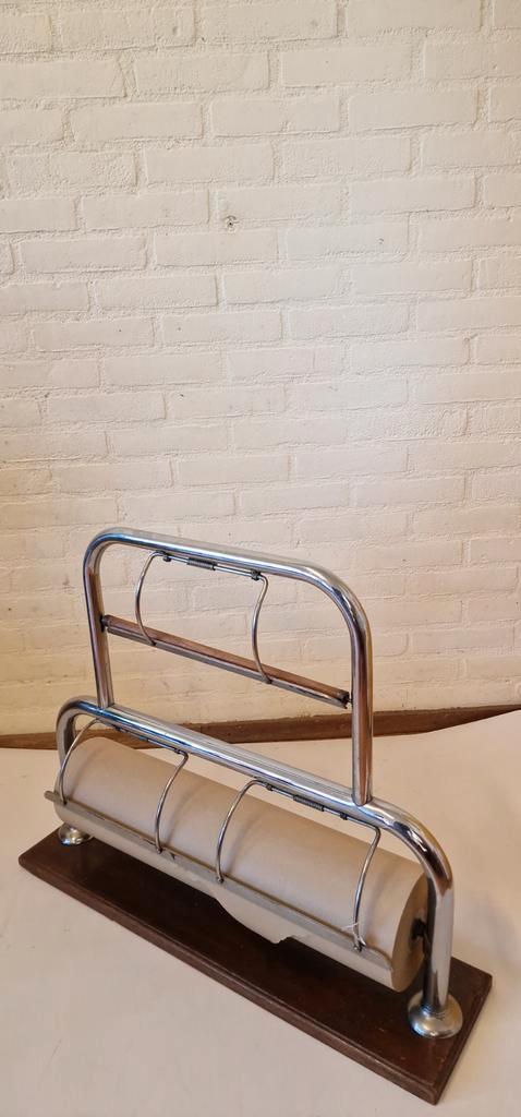 Vintage inpak dubbele rolhouder, Diversen, Cadeaupapier, Gebruikt, Ophalen of Verzenden