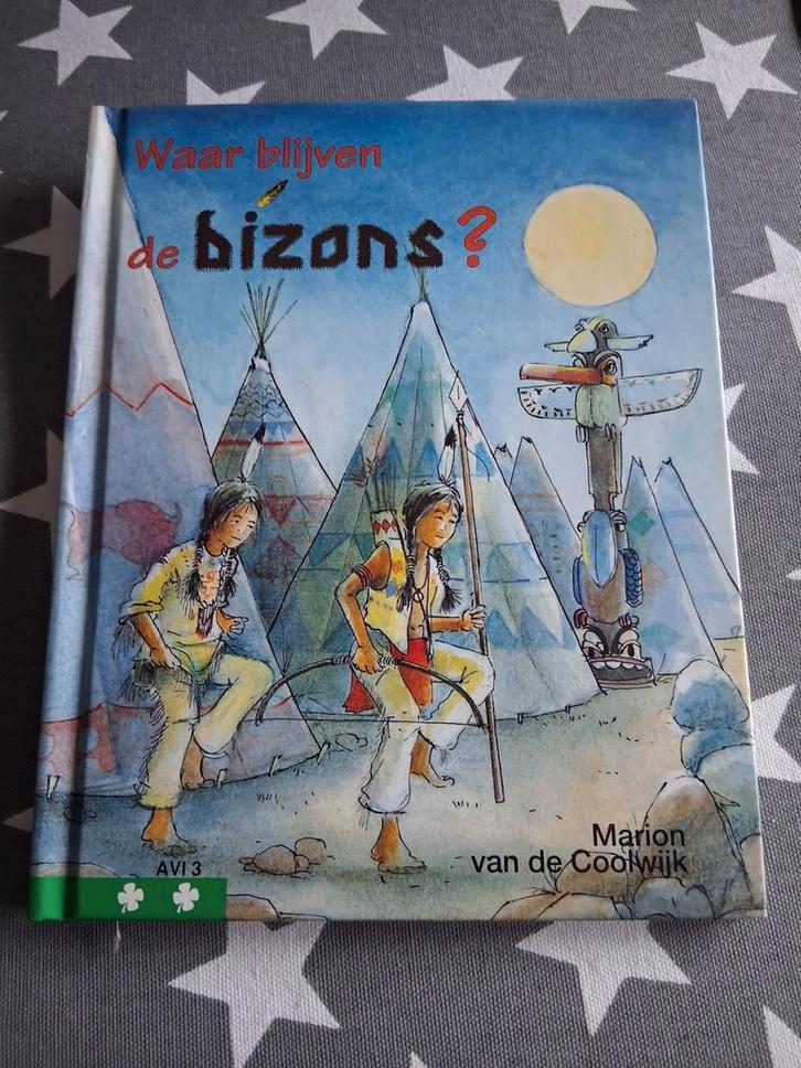 boek marion van de coolwijk - waar blijven de bizons? -avi 3, Boeken, Kinderboeken | Jeugd | onder 10 jaar, Gelezen, Fictie algemeen