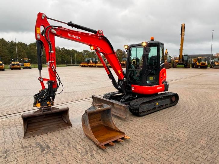 Kubota U55-4 (bj 2019), Zakelijke goederen, Machines en Bouw | Kranen en Graafmachines, Graafmachine