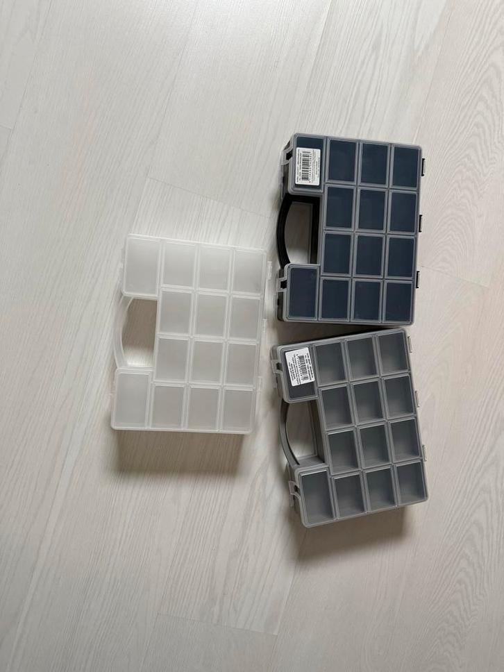 Opbergbox met vakken, Doe-het-zelf en Verbouw, Gereedschapskisten, Nieuw, Ophalen of Verzenden