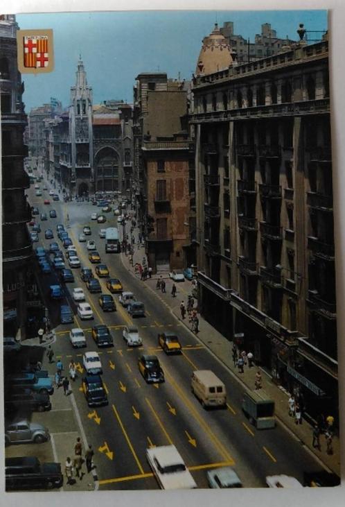 Oude ansichtkaart Barcelona, Spanje., Verzamelen, Ansichtkaarten | Buitenland, Ongelopen, Spanje, 1960 tot 1980, Ophalen