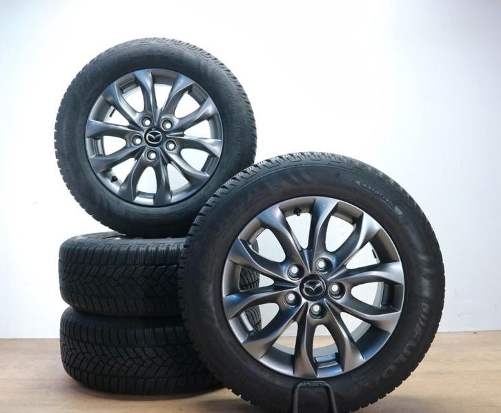 Mazda CX3 velgen 16 inch + winterbanden origineel 5x114,3, Auto-onderdelen, Banden en Velgen, Velg(en), Winterbanden, 16 inch