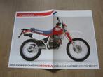 Honda XR 250 R / XR 600 R brochure folder 1988 ?, Motoren, Ophalen of Verzenden, Honda