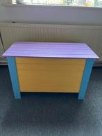 Kleurrijke Opbergkist / Speelgoedkist, Gebruikt, Minder dan 50 cm, Ophalen, Minder dan 90 cm