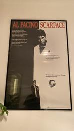 Poster Scarface 90x60 cm, Verzamelen, Posters, Rechthoekig Staand, Met lijst, Ophalen of Verzenden, Zo goed als nieuw