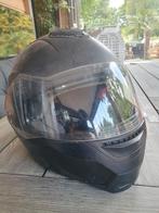 Motor/brommer helm mat zwart L., Fietsen en Brommers, Brommerhelmen, Ophalen of Verzenden, Zo goed als nieuw