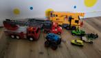 Diverse auto's brandweer, kraan, vrachtwagen enz. Zie foto, Kinderen en Baby's, Speelgoed | Speelgoedvoertuigen, Gebruikt, Ophalen of Verzenden