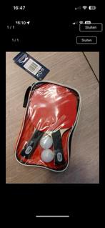 nieuw tafeltennis  set, Sport en Fitness, Tafeltennis, Ophalen of Verzenden, Nieuw, Net, Batje(s) of Balletje(s)