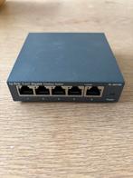 TP-Link TL-SG105 5-Poorts Gigabit Switch, Computers en Software, Netwerk switches, Ophalen of Verzenden, Gebruikt