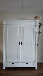 Witte brocante kast, Ophalen, Gebruikt, 50 tot 100 cm, Minder dan 100 cm