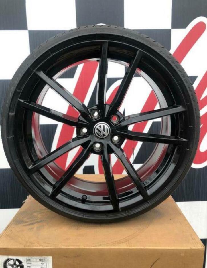 19 inch VW velgen Pretoria 5x112 Golf 6 7 A-merk banden, Auto-onderdelen, Banden en Velgen, Banden en Velgen, Zomerbanden, 19 inch
