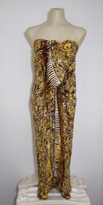 Batik sarong met dessin en franjes van We.Be.Bop., Verzenden, Zo goed als nieuw, Sjaal