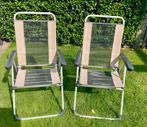 2 Leuke Kinder Tuinstoelen + Voetenbankjes, Ophalen of Verzenden, Zo goed als nieuw, Campingstoel