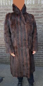 bontjas maat 38-40 vintage, Ophalen, Gedragen, Maat 38/40 (M), Bruin