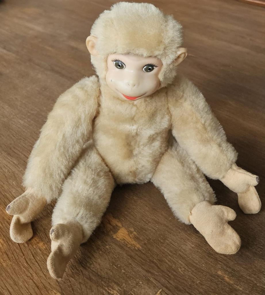 Vintage blonde Schuco aap, Ophalen of Verzenden