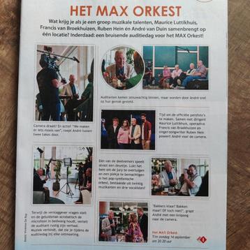 Achter de schermen Max Orkest met Andrė van Duin Artikel  beschikbaar voor biedingen