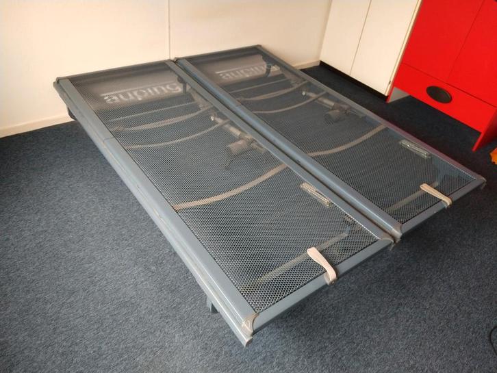 Auping bed met verstelbaar hoofd- en voeteneind, Huis en Inrichting, Slaapkamer | Bedden, Gebruikt, Tweepersoons, 70 cm of minder
