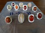 11 ringen Dukun natuurstenen edelstenen, monel, Indonesië, Nieuw, Met edelsteen, Ophalen of Verzenden, Dame of Heer