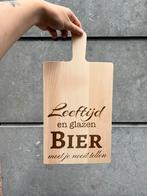 Borrelplank bier, Huis en Inrichting, Woonaccessoires | Tekstborden en Spreuken, Ophalen of Verzenden, Nieuw