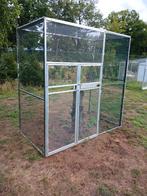 Voliere aluminium kooi kattenren, Ophalen, Gebruikt, Aluminium, Volière
