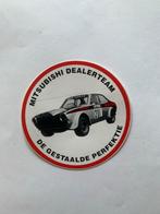 Vintage Mitsubishi Dealerteam Automerk Sticker, Ophalen, Zo goed als nieuw, Auto's