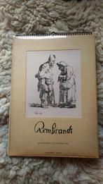 Vintage kalender Rembrandt van rijn 1981, Ophalen of Verzenden