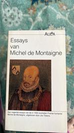 Montaigne - Essays van michel de montaigne, Boeken, Ophalen of Verzenden, Zo goed als nieuw, Montaigne