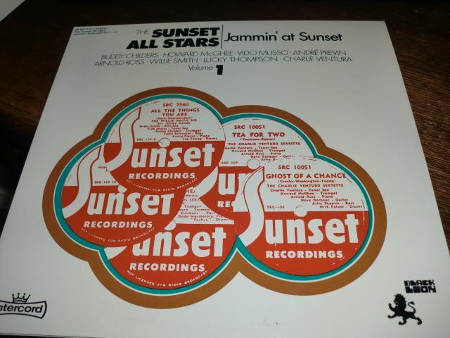 Sunset All Stars  1945  Jammin' Volume 1 + 2   2LP, Cd's en Dvd's, Vinyl | Jazz en Blues, Zo goed als nieuw, Jazz, 1940 tot 1960