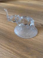 Glazen Olifant - Decoratief Figuur, Verzamelen, Swarovski, Ophalen of Verzenden, Zo goed als nieuw, Figuurtje
